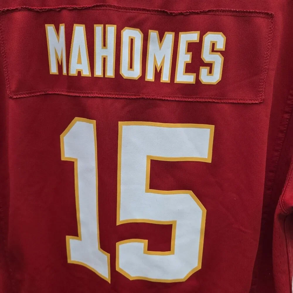Patrick Mahomes #15 Kansas City Chiefs AFC LH Nike On Field NFL Youth Jersey XL